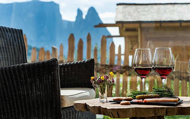 Selected wines, which are grown in sunny locations across South Tyrol