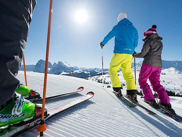 Die schönsten Skigebiete in den Dolomiten